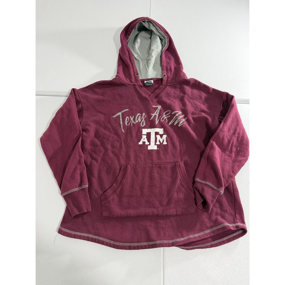 Texas A&M Aggies Maroon Hoodie Stadium Athletics Size M